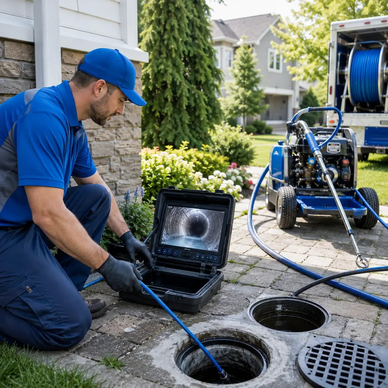 Outdoor drain cleaning professionals serving Wakefield, MA
